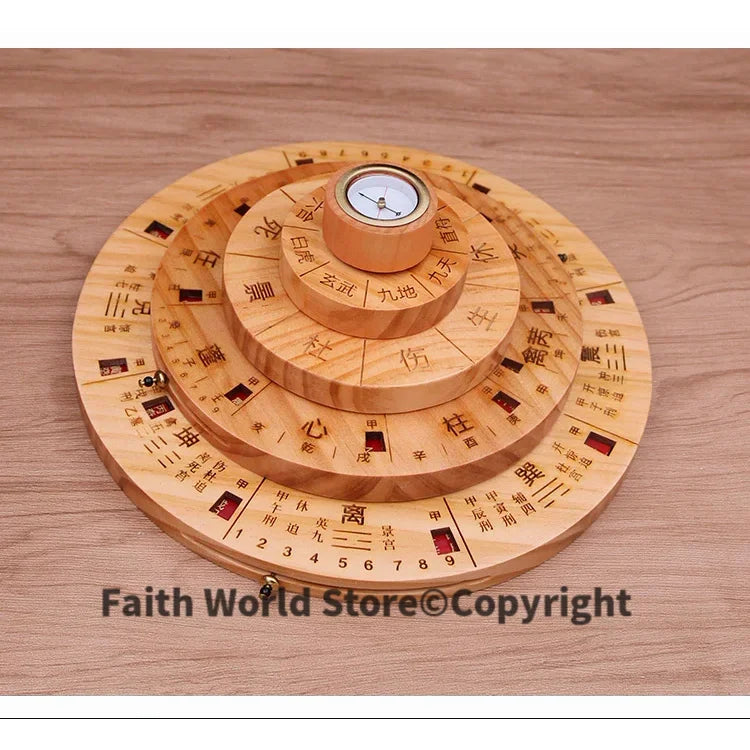 Geomantic master tool efficacious YANG Qimen escape armour transit chart destiny fortune-telling Peach wood FENG SHUI LUO PAN