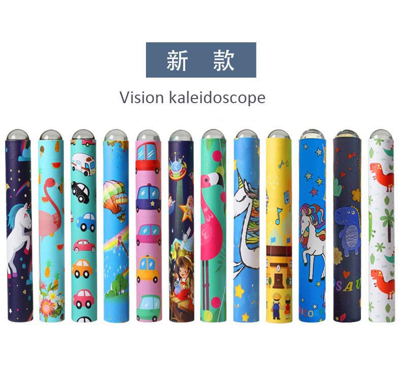 Scalable Rotation Kaleidoscope 30cm Magic Changeful Adjustable Fancy Colored World Toys For Children Autism Kid Puzzle Toy Gifts