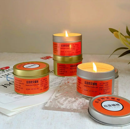 Emergency Candles for Household Power Outages Windproof Smokeless Disaster Prevention Emergency Supplies No Electricity Lighting