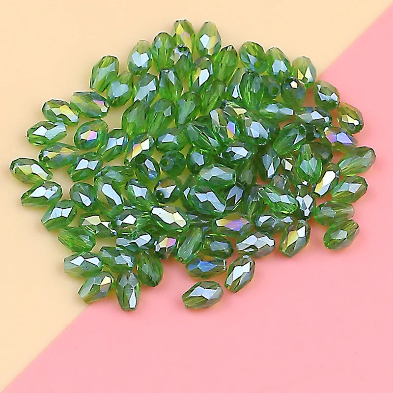 High-grade exquisite Austrian color crystal beads 3X5mm/100PCS crystal faceted beads jewelry DIY bracelet necklace accessories