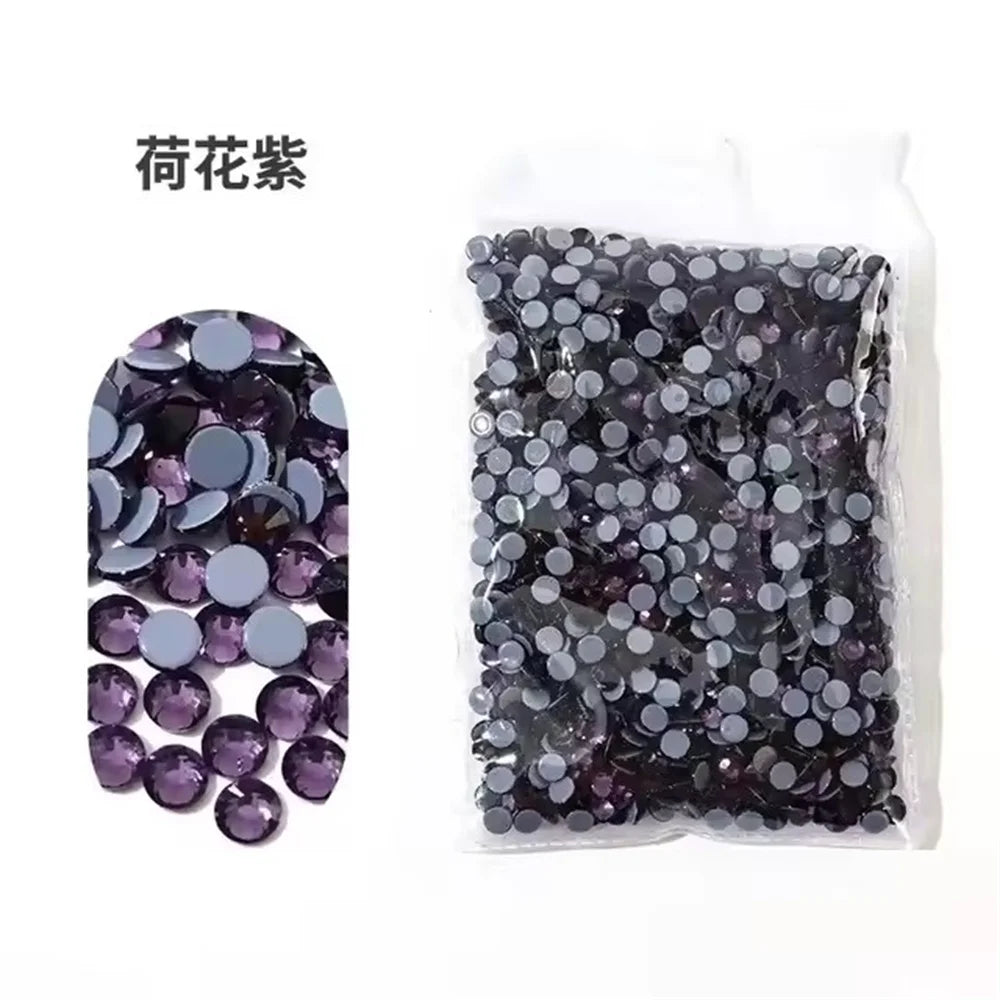 High Quality bulk Hotfix Rhinestones Ss6-ss30 Стразы Flatback Stones Glitter Crystal And Strass For Diy Nail Accessories