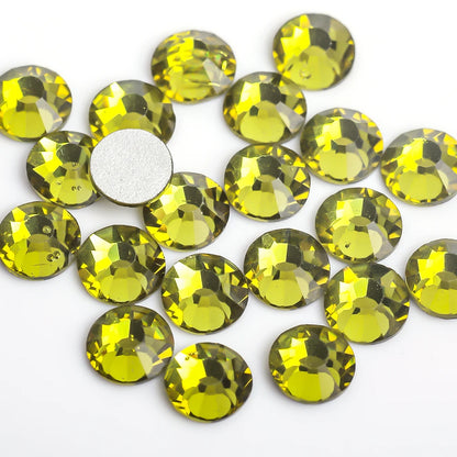Glitter Crystal стразы Non Hotfix Rhinestones DIY Glass Rhinestone Flatback Diamond Nails Crystals Strass For Nail Charms Dress