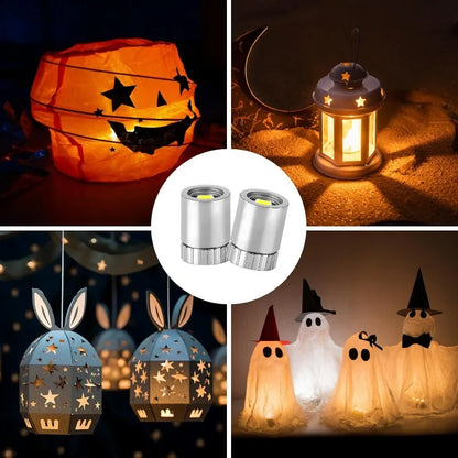 Tiny LED Light Bulbs Battery Operated Lantern Dollhouse Miniature Lamp Samll Spotlights for Displays Party Wedding Decoration