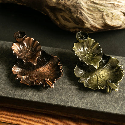 Incense Waterfall, Incense Cone Burner Frog or Fish Backflow Insense Burner Metal Incense Burner Aromatherapy Ornament Home Yoga