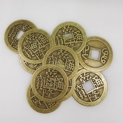 Chinese Coins, 2026 New Year Feng Shui Coins I-Ching Ornament for Wealth and Good Luck Fortune I-Ching
