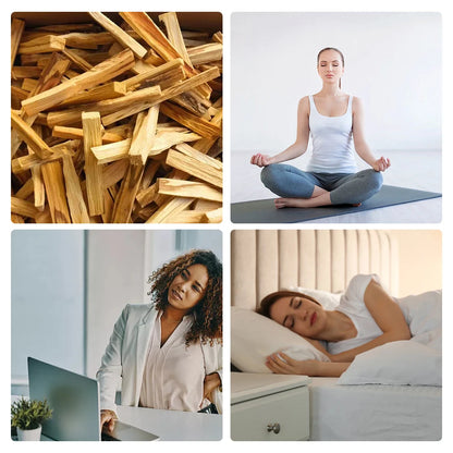 1-20PCS Palo Santo Sticks Natural Incense Stick Purifying Healing Stress Relief Wooden Aroma Diffuser Stick for Home Living Room