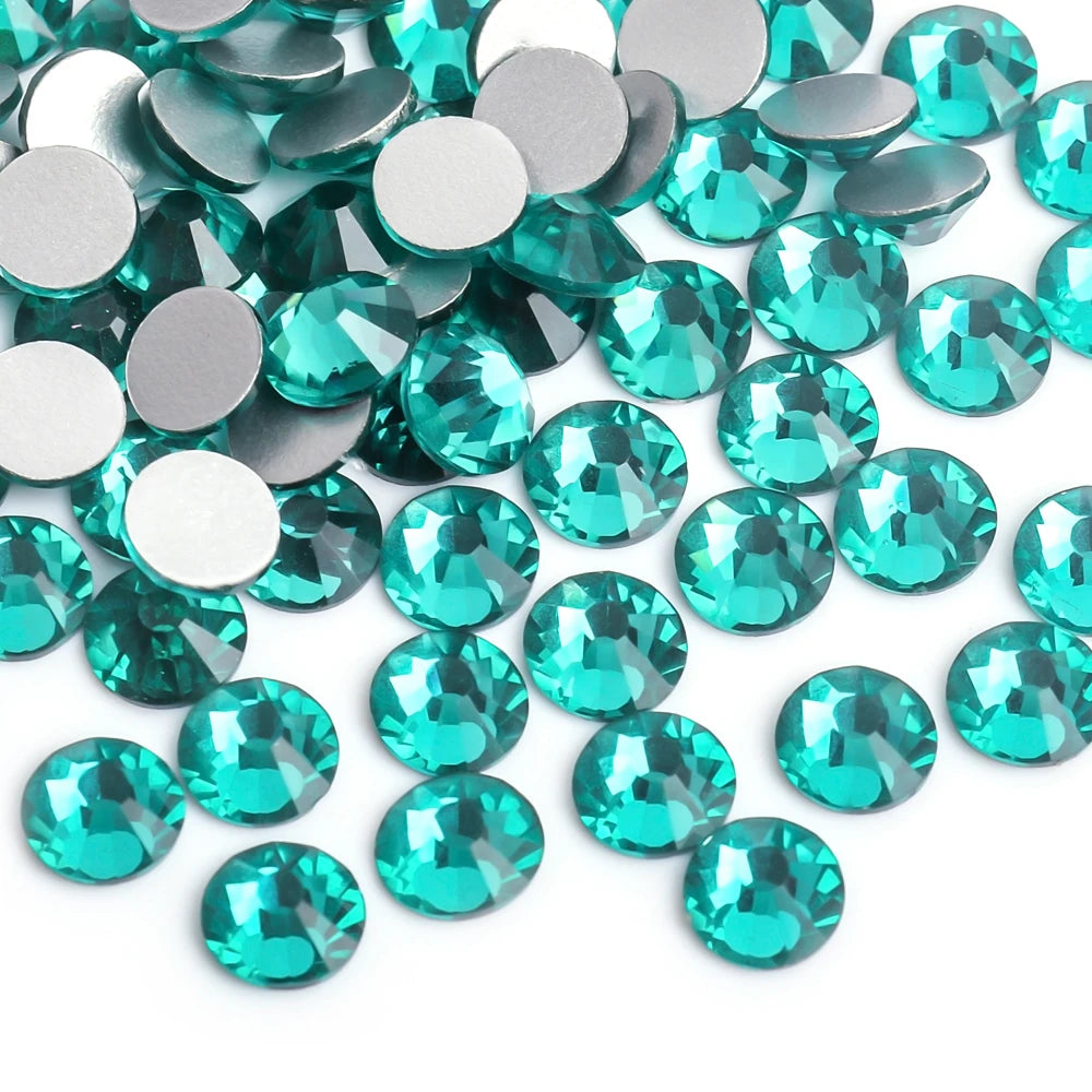 Glitter Crystal стразы Non Hotfix Rhinestones DIY Glass Rhinestone Flatback Diamond Nails Crystals Strass For Nail Charms Dress