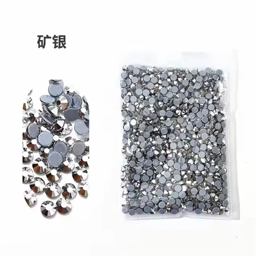 High Quality bulk Hotfix Rhinestones Ss6-ss30 Стразы Flatback Stones Glitter Crystal And Strass For Diy Nail Accessories