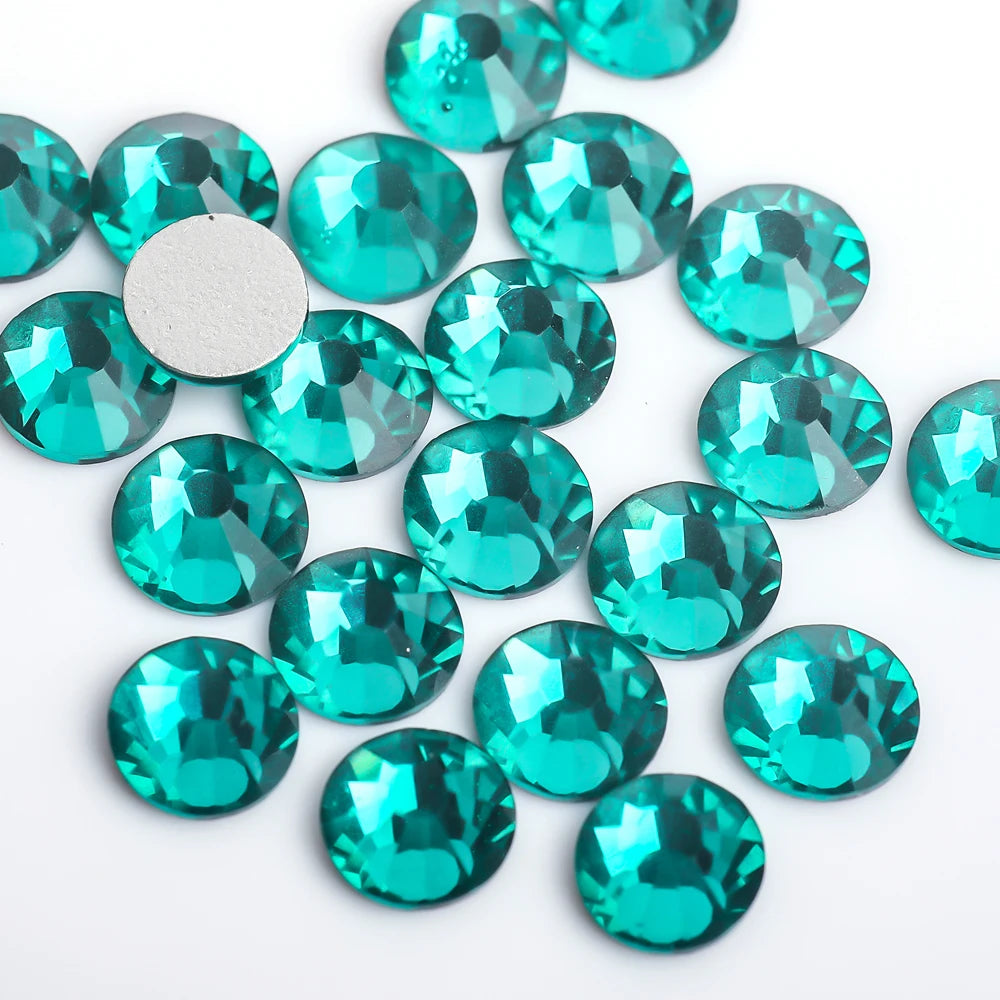 Glitter Crystal стразы Non Hotfix Rhinestones DIY Glass Rhinestone Flatback Diamond Nails Crystals Strass For Nail Charms Dress