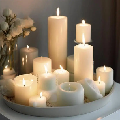 30-100 cái/bộ Bấc nến Cotton sáp bộ lõi sáp không khói tự làm lõi sáp đậu nành bấc đèn dầu hỏa dệt cung cấp vật liệu làm nến