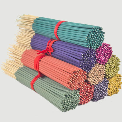 7 Sets of 140 Incense Sticks, Available in Four Seasonal Sets: Rose, Lavender, Sandalwood, Jasmine, Mint, Cherry Blossom, Herbal and Dragon Bloodwood, Each Pack Contains 20 Sticks, Suitable for Home, Office, Yoga, Meditation,