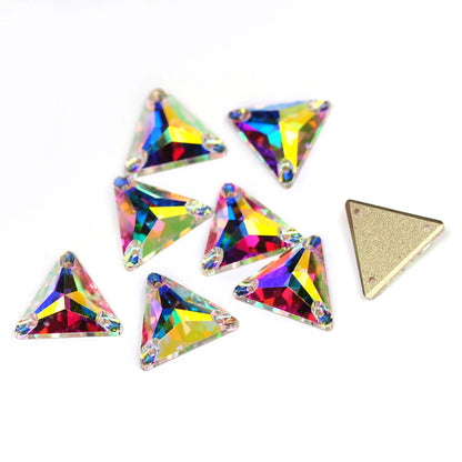 PUBRILEX Crystal AB Mix DIY Craft Supplies Needlework Sewing Gemstones Flatback Glass Strass Crystals Rhinestones For Clothing