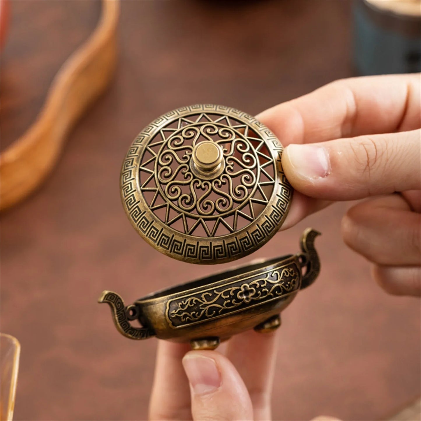 Classic Style Incense Burner Household Room Aroma Diffuser Frame Aroma Diffuser Decoration Tea Ceremony Peripheral Products