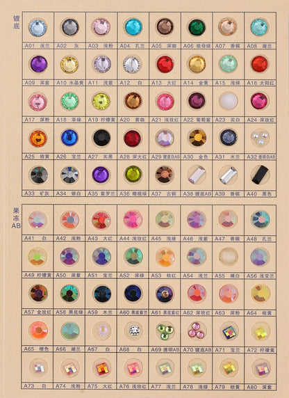 Big Package 2-6mm Resin Non Hot Fix Rhinestones Bulk Wholesale Flat Back Plastic Crystals Nail Diy Glitters Cтразы Stone