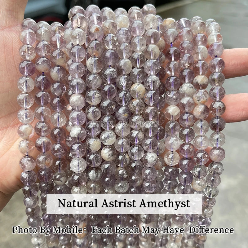 3A Natural Rock Quartz Beads Round Loose Spacer Flaws White Crystal For Jewelry Making Bracelet Necklace Diy Accessory Findings