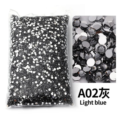 Big Package 2-6mm Resin Non Hot Fix Rhinestones Bulk Wholesale Flat Back Plastic Crystals Nail Diy Glitters Cтразы Stone