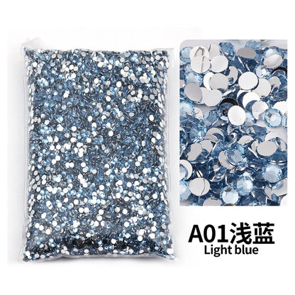 Big Package 2-6mm Resin Non Hot Fix Rhinestones Bulk Wholesale Flat Back Plastic Crystals Nail Diy Glitters Cтразы Stone