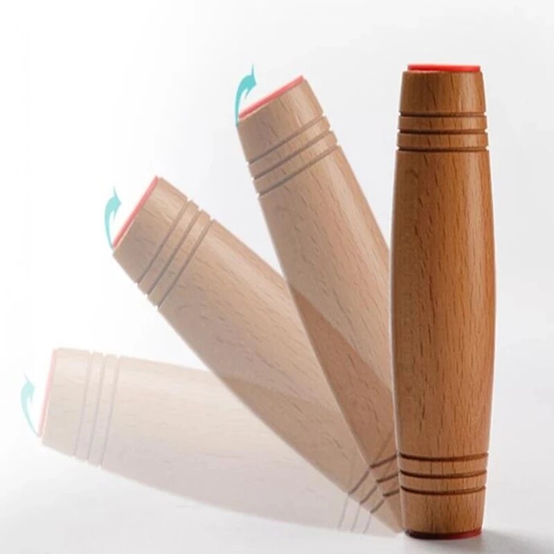 Wooden Fidget Toys Flipo Flip Desk Kinetic Skills Toys Decompression Stick Creative Anti Stress Artifact Flip Stick Finger Toys