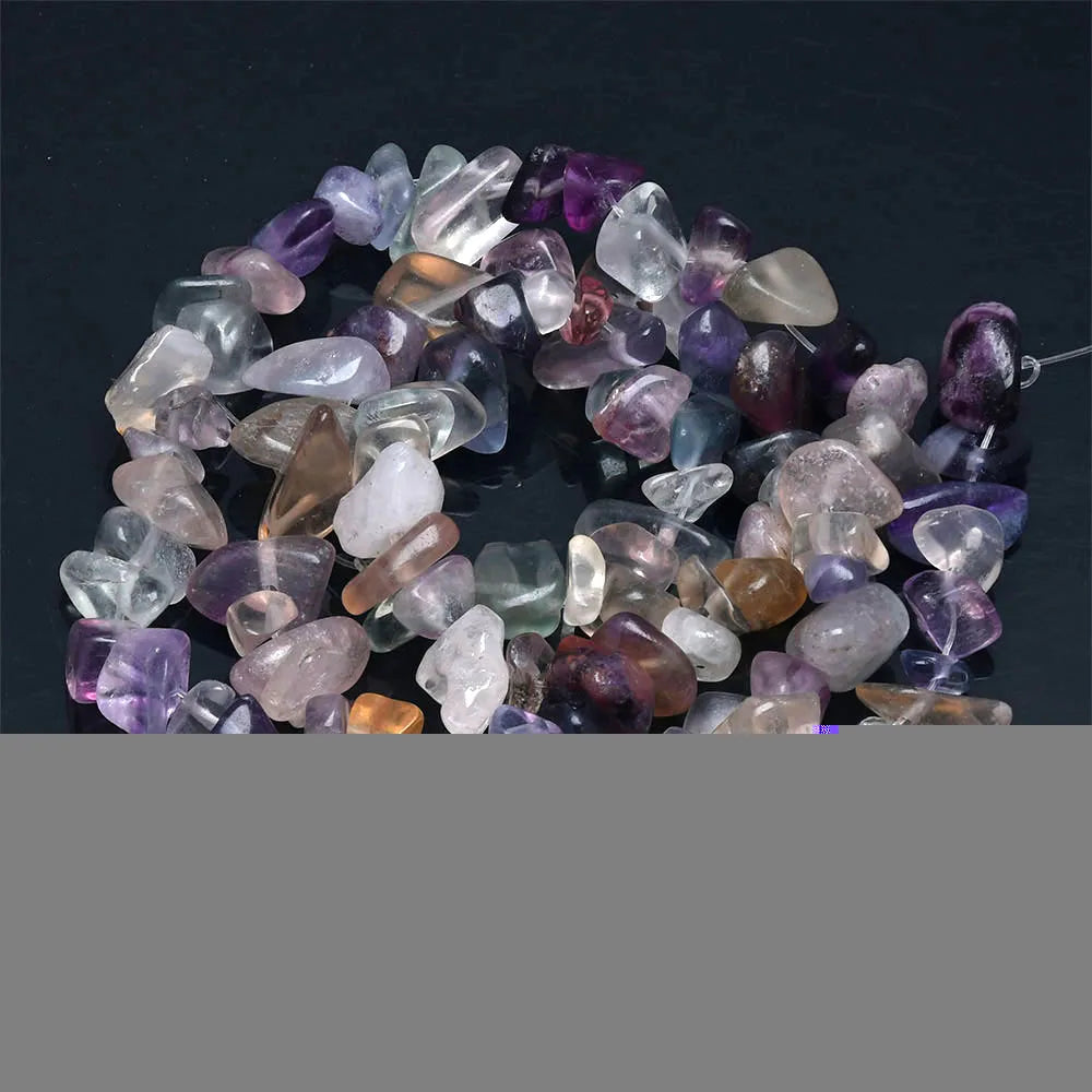 16 inch Natural Stone Beads Chips Beads 5-8mm Irregular Crystal Agate Gravel Beads Diy Bracelet For Jewelly HK058