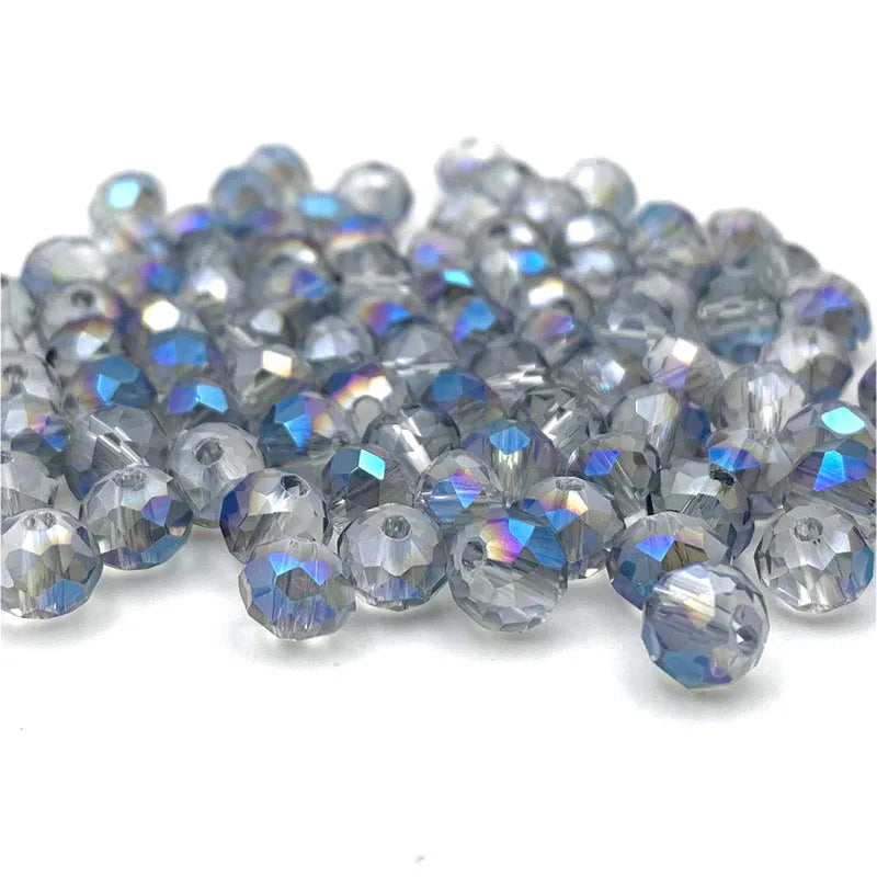 Colorful 2/3/4/6/8/10mm Austria Faceted Crystal Glass Beads For Jewelry Making DIY Accessories