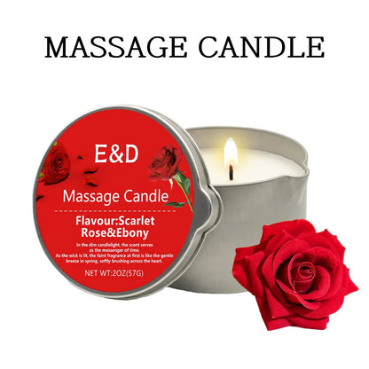 Massage Oil Candle,for Stress Relief and Skin Moisturizing,scented candles aromatherapy SM Product Spa Essentials,luxury candles