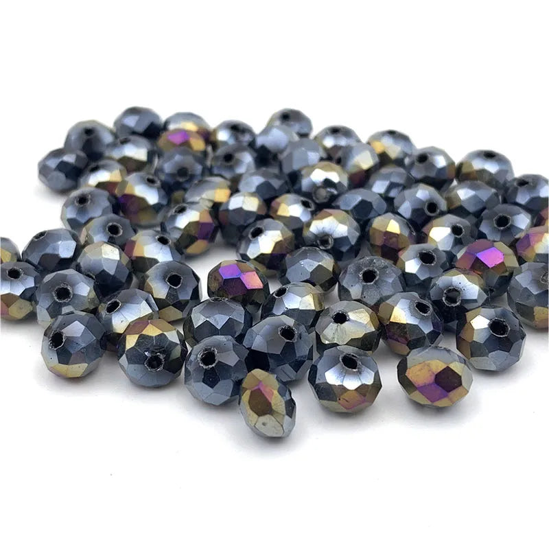 Colorful 2/3/4/6/8/10mm Austria Faceted Crystal Glass Beads For Jewelry Making DIY Accessories