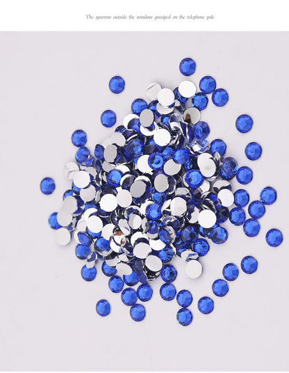 Big Package 2-6mm Resin Non Hot Fix Rhinestones Bulk Wholesale Flat Back Plastic Crystals Nail Diy Glitters Cтразы Stone