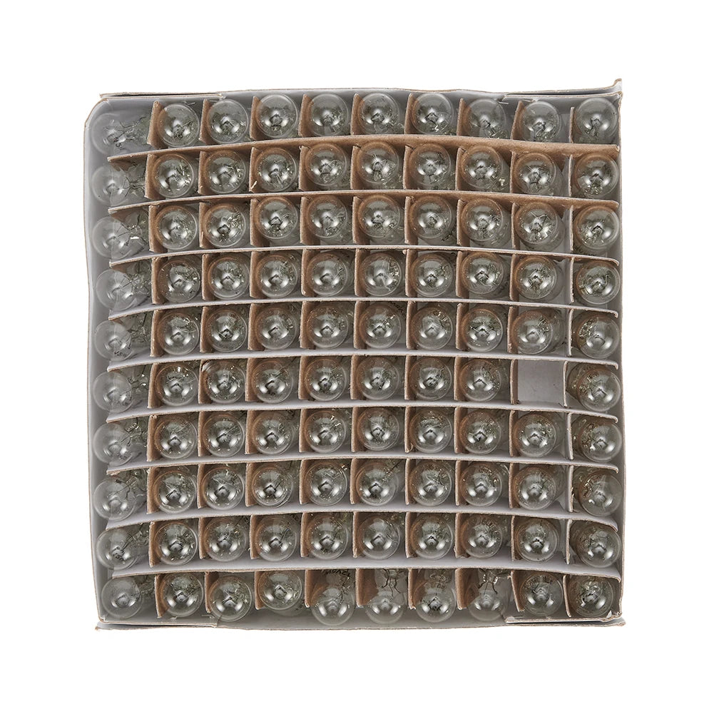 100PCS 194 T10 Clear Wedge Incandescent Instrument Panel Light Bulbs  Cars Trucks Motorcycles Instrument Panel Bulb Lamp