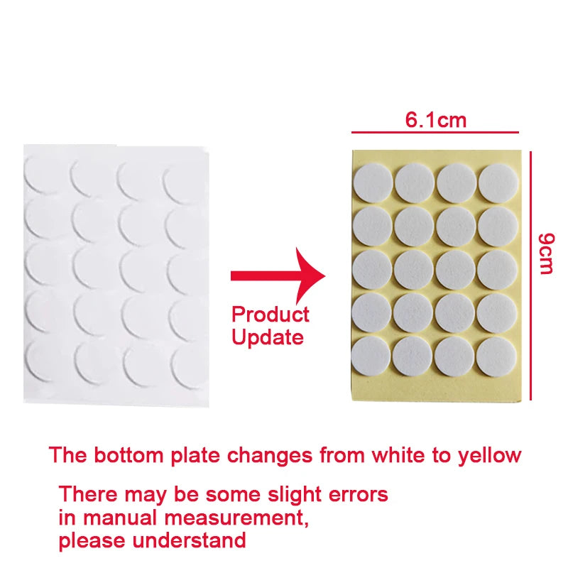 100 autocollants de mèche de bougie en mousse adhésive résistante à la chaleur, ruban adhésif double face pour fixer la base du support, fournitures de fabrication de bougies.