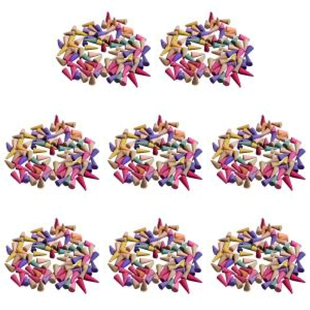 60-600pc Natural Reflux Tower Incense Smoke Odor Remove Anxiety Relief Fragrance Incense Cone Meditation Relaxation Aromatherapy