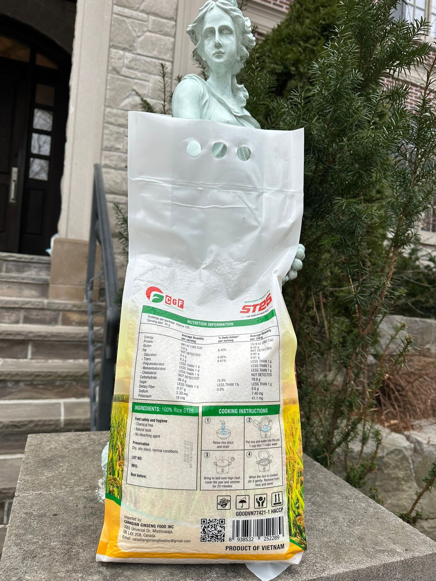 CGF: Vietnamese Premium ST25 Rice (The World's Best Rice), 7kg