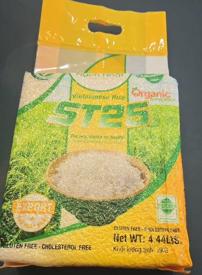 CGF: Vietnamese Premium ST25 Rice (The World's Best Rice), 2kg