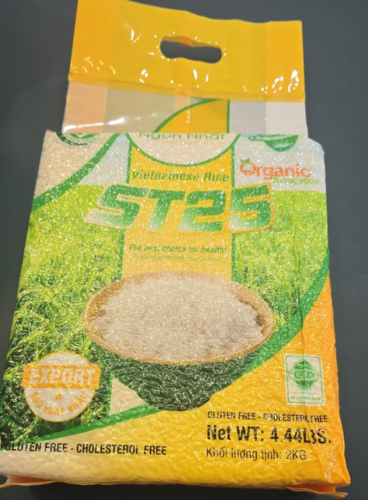 CGF : Riz vietnamien ST25 Premium (le meilleur riz du monde), 2kg