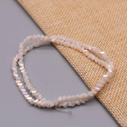 New Color Triangle Crystal Beads 4mm 130pcs Charm Crystal Glass Loose Beads For Jewelry Making DIY Earring Necklace