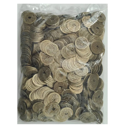 Chinese Coins, 2026 New Year Feng Shui Coins I-Ching Ornament for Wealth and Good Luck Fortune I-Ching