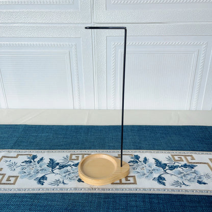 Insence Burner Upside Down Incense Burner Incense Stick Holder Wooden Round Incense Tray Ornament Bedroom Home Yoga Decoration