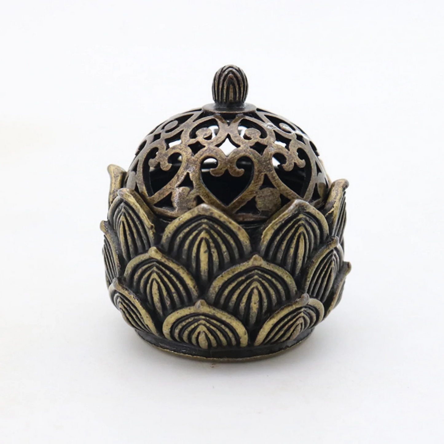 1PC Lotus Incense Cone Holder, Mini Asian Zen Decor, Small Flower Burner for Home Office Meditation Gift