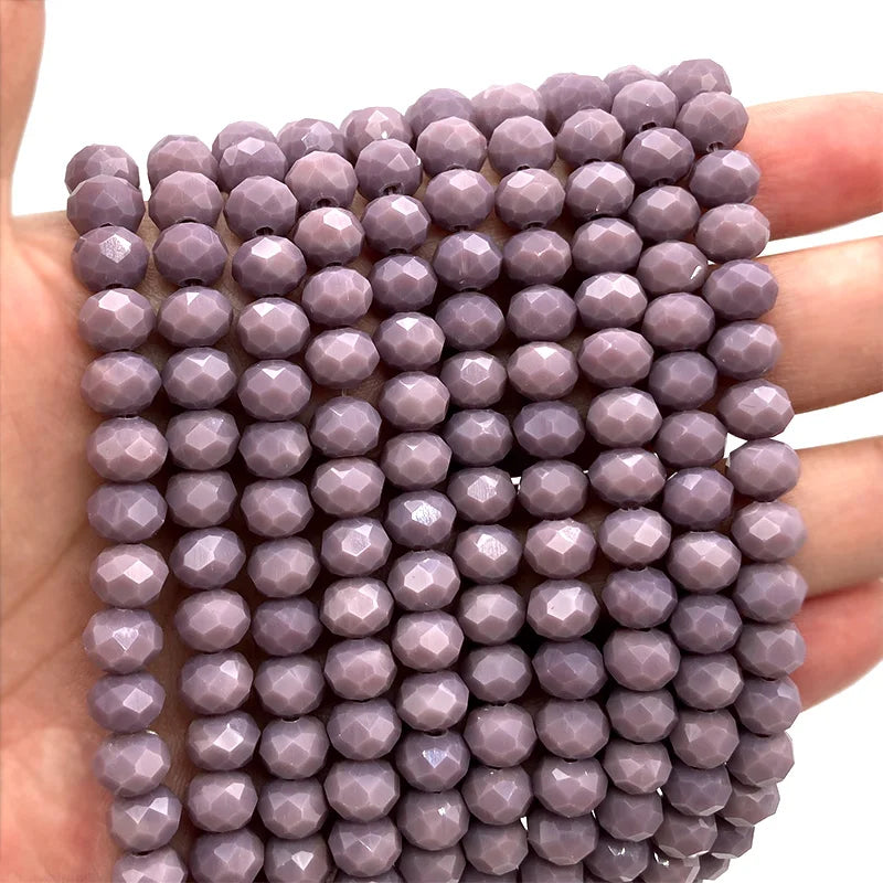 Multicolor 2 3 4 6 8mm Austria Faceted Crystal Beads Loose Spacer Round Glass Beads Bracelet DIY for Jewelry Making