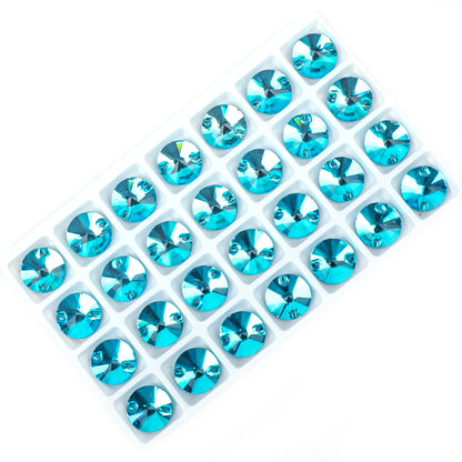 VC All Size Crystal Rhinestone AB Round Flatback Clothing Shell Beads Wedding Accessories Are Used For Decoration And DIY