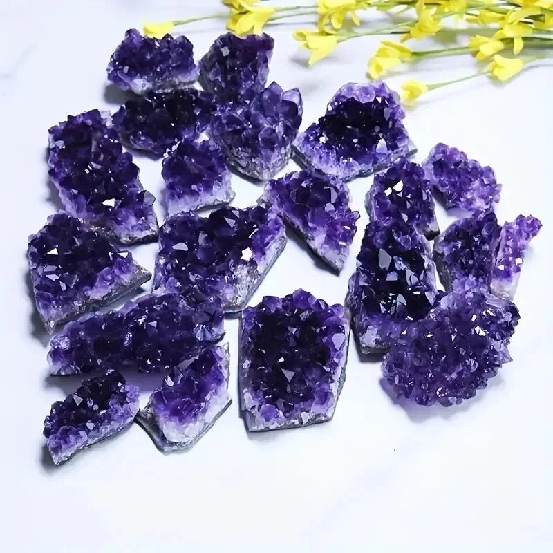 High Quality Natural Amethyst Geode Healing Crystal Amethyst Carved Clusters for Home Decor
