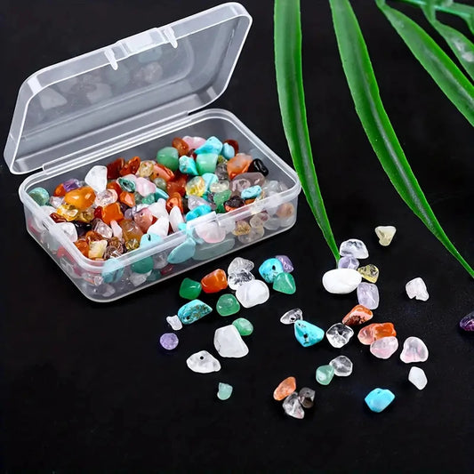 100/200pcs Natural Chips Stone Beads 5-8mm Healing Crystals For DIY Necklace Bracelet And Earrings Jewelry Making