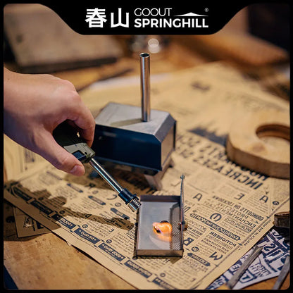 Goout Springhill Mini Woodstove Outdoor Camping Tour Incense Burner Folding Portable Stove Home Desktop Mosquito Incense Burner