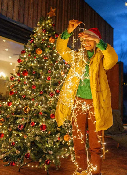 3/6M USB Power LED Firecracker String Lights Remote Control Garland Fairy Lights for Wedding Party Garden Christmas Decoration