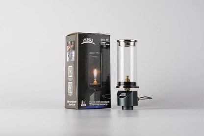 BRS-55 Dreamlike Candlelight Lamp Windproof Candle Light Gas Burner Stove Outdoor Camping Lights Tent Lighting Equipment