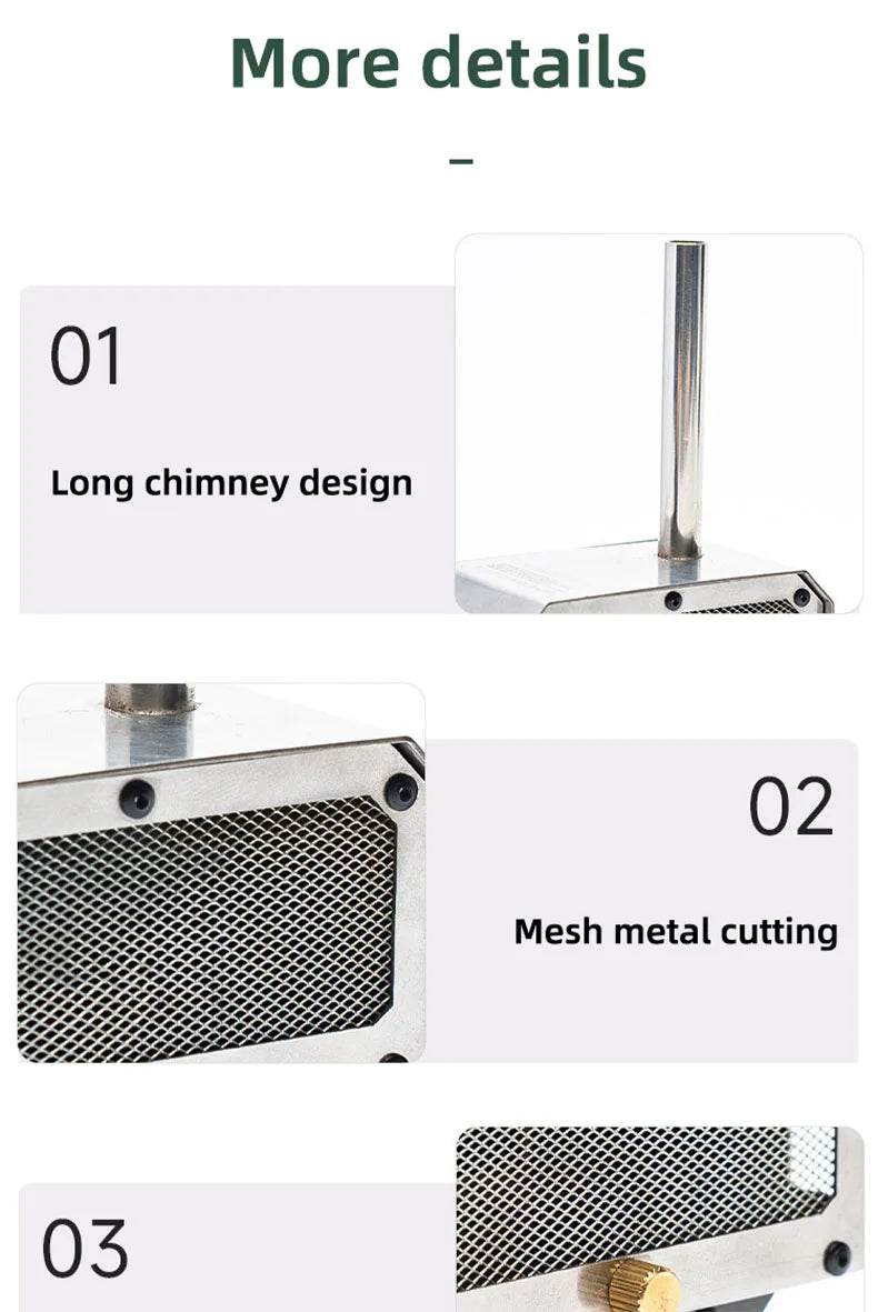 Goout Springhill Mini Woodstove Outdoor Camping Tour Incense Burner Folding Portable Stove Home Desktop Mosquito Incense Burner