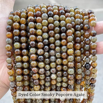 3A Natural Rock Quartz Beads Round Loose Spacer Flaws White Crystal For Jewelry Making Bracelet Necklace Diy Accessory Findings