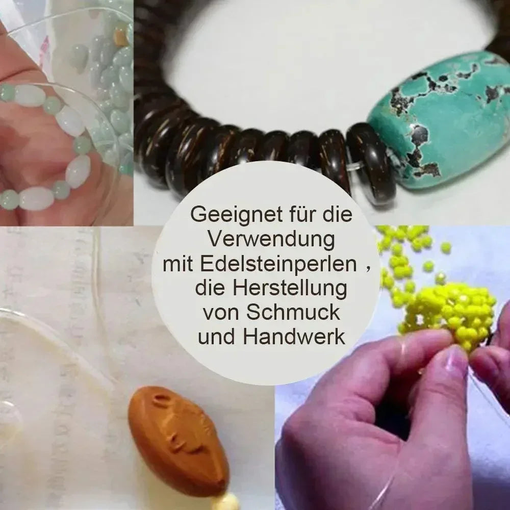 6 Rolls/1bag Elastic String for Bracelets Elastic Bracelet String Crystal String Stretch Bead Cord for DIY Jewelry Making