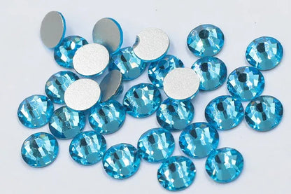 Multi colors SS3-SS30 Non Hot Fix Rhinestones flat back crystal strass glitter stone for DIY manicure 3D nail art fabric garment