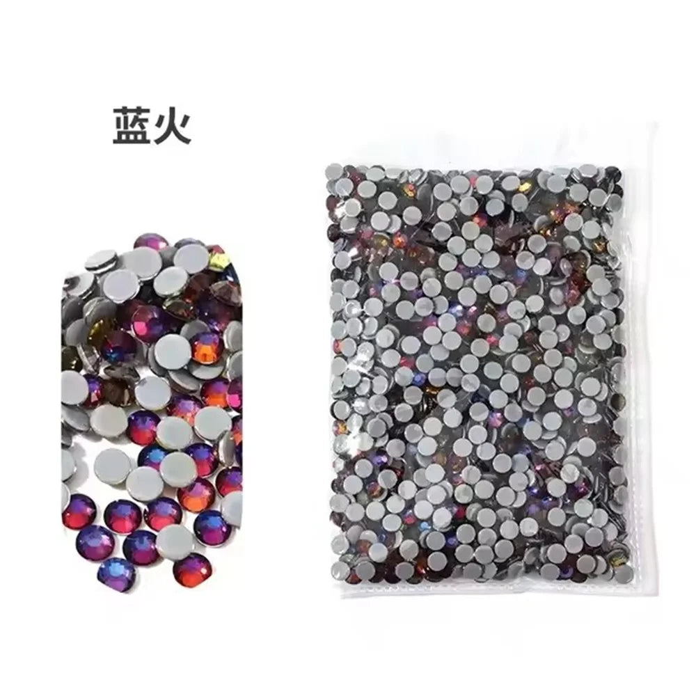 High Quality bulk Hotfix Rhinestones Ss6-ss30 Стразы Flatback Stones Glitter Crystal And Strass For Diy Nail Accessories