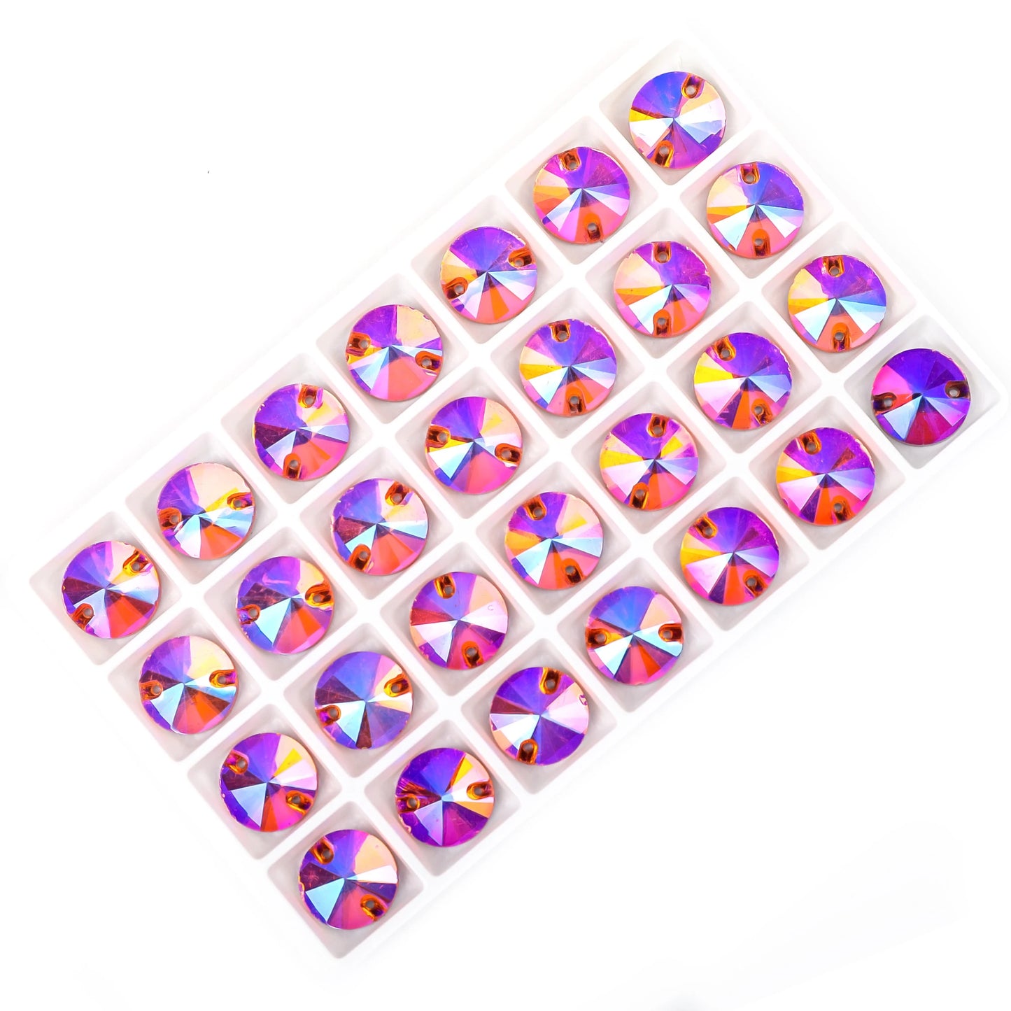 VC All Size Crystal Rhinestone AB Round Flatback Clothing Shell Beads Wedding Accessories Are Used For Decoration And DIY